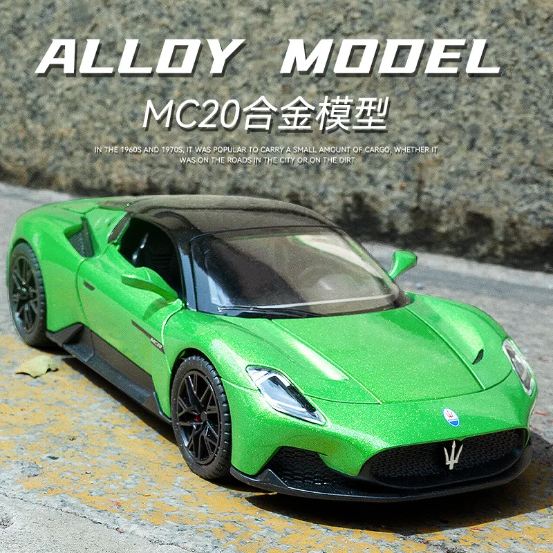 1:22 MC20 Simulation Alloy Car Model Open Doors Pull Back Sound Light Kids Toy Vehicle Collection Ornament Gift
1:22 MC20 Simulation Alloy Car Model Open Doors Pull Back Sound Light Kids Toy Vehicle Collection Ornament Gift