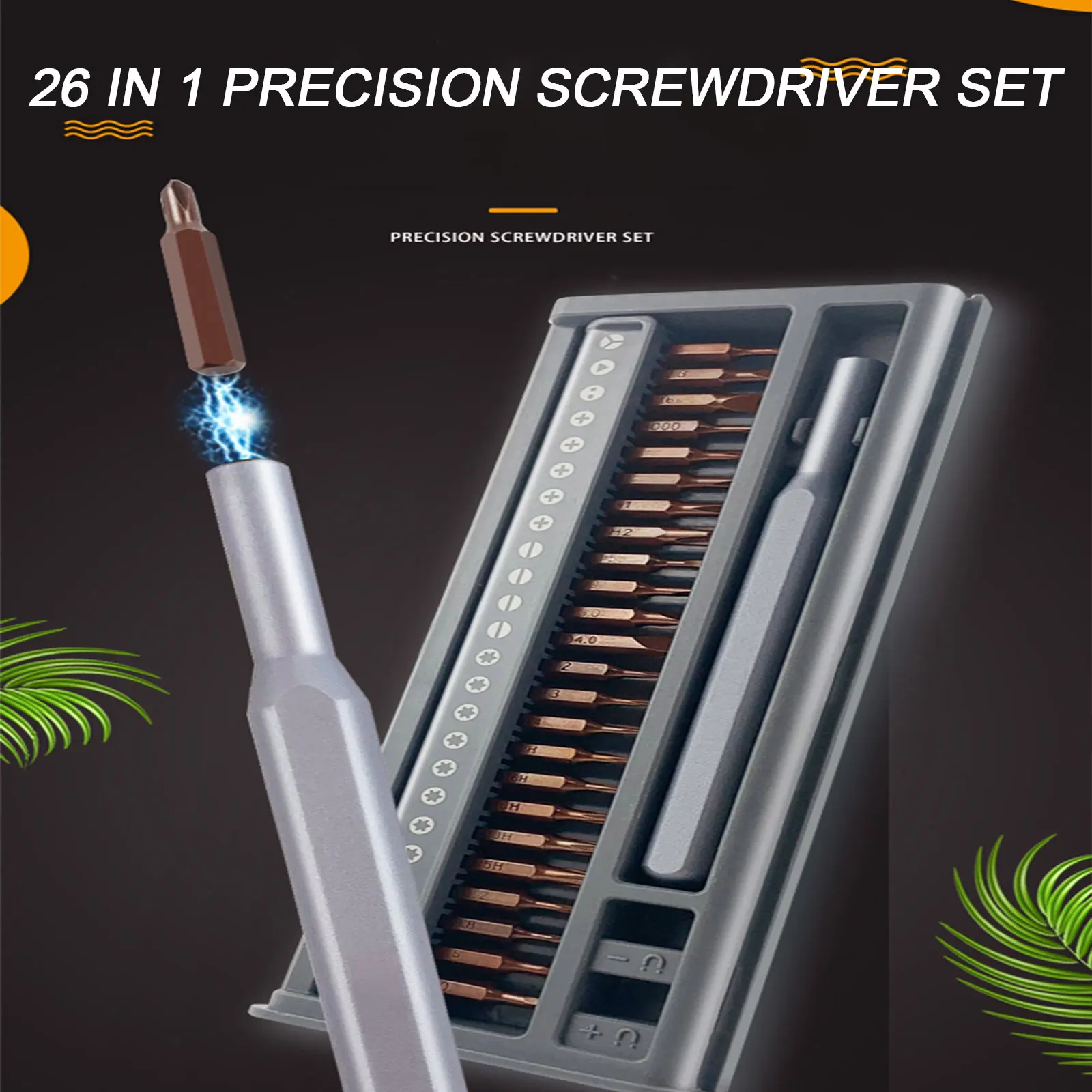 26 in 1 Multifunctional Screwdriver Set Portable Multifunctional Glasses Mobile Phone Repair Tool Disassembly Screwdriver Set
26 in 1 Multifunctional Screwdriver Set Portable Multifunctional Glasses Mobile Phone Repair Tool Disassembly Screwdriver Set