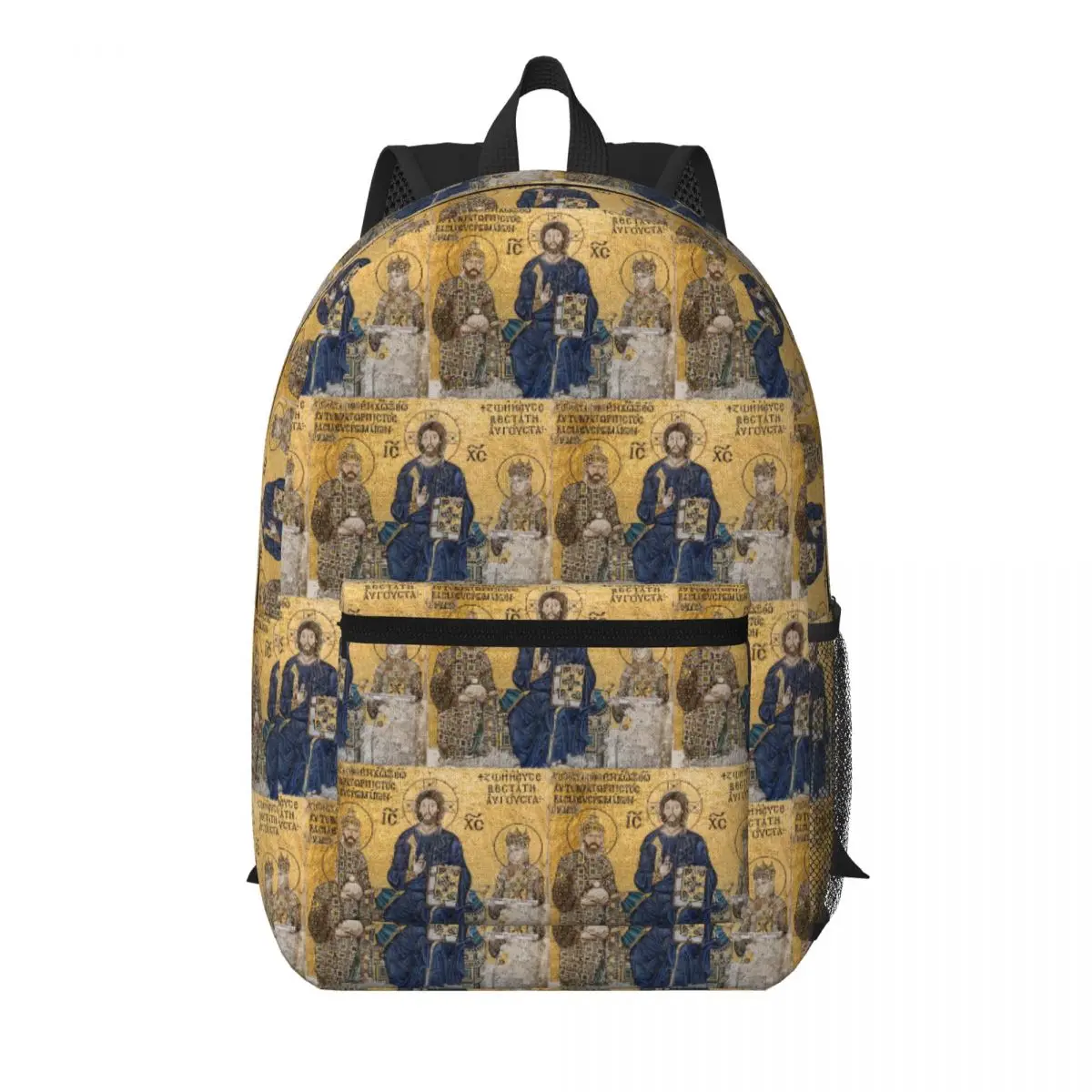 Jesus Christ Pantocrato Mosaic In Hagia Sophia, Istanbul Student Backpack School Bag Hiking Travel Daypack Bookbag Shoulder Bags
Jesus Christ Pantocrato Mosaic In Hagia Sophia, Istanbul Student Backpack School Bag Hiking Travel Daypack Bookbag Shoulder Bags