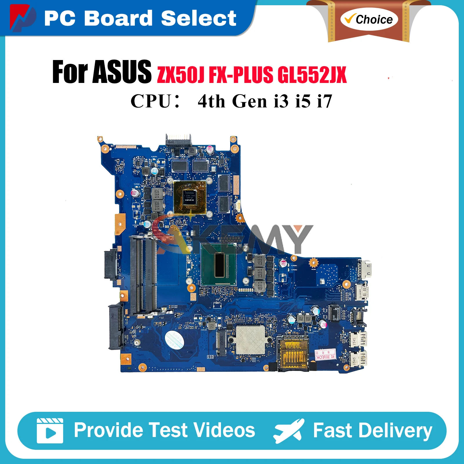 Материнская плата для ноутбука GL552JX для ASUS ROG ZX50J FX-PLUS GL552J GL552JX, материнская плата для ноутбука с процессором i3 i5 i7, тест ОК, быстрая доставка
Материнская плата для ноутбука GL552JX для ASUS ROG ZX50J FX-PLUS GL552J GL552JX, материнская плата для ноутбука с процессором i3 i5 i7, тест ОК, быстрая доставка