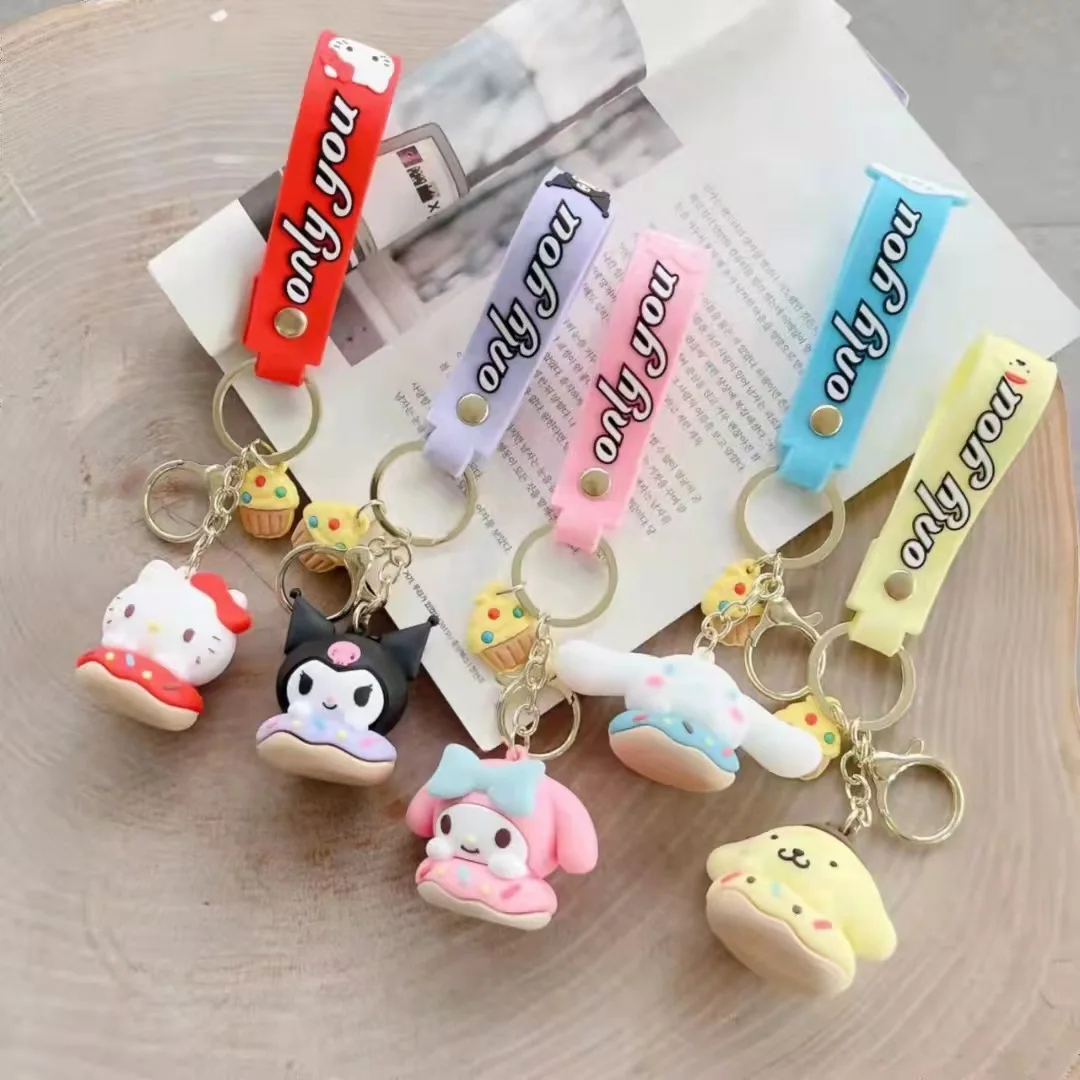 New Miniso Doll KT Cat Jade Guigou Donut Keychain Couple's Bag Car Keychain Accessories Kawaii Cute Personalized Gifts Y2k
New Miniso Doll KT Cat Jade Guigou Donut Keychain Couple's Bag Car Keychain Accessories Kawaii Cute Personalized Gifts Y2k
