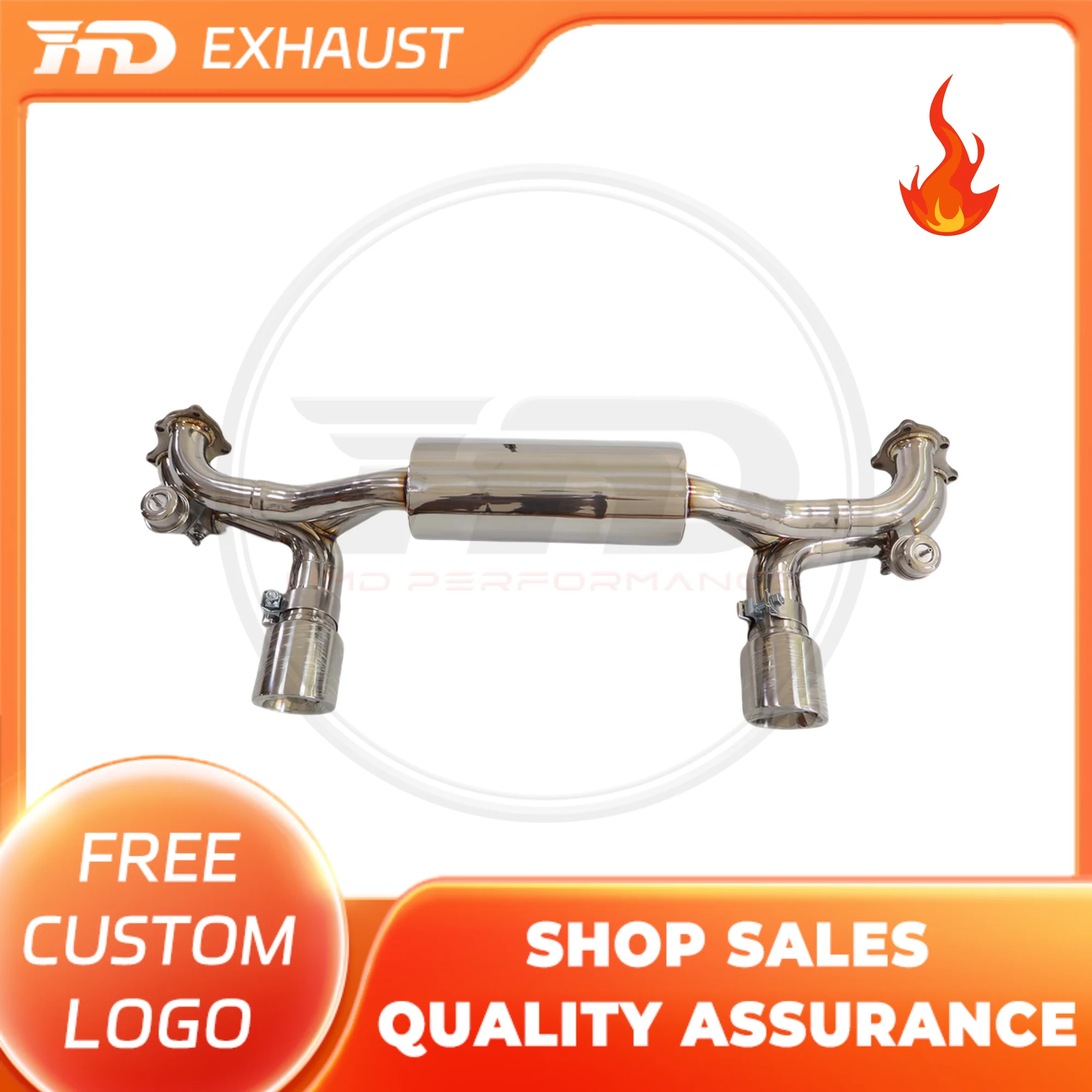 HMD Hot sale Exhaust System Stainless Steel Performance Catback for Porsche 718 GT4 4.0T gts spyder Muffler With Valve
HMD Hot sale Exhaust System Stainless Steel Performance Catback for Porsche 718 GT4 4.0T gts spyder Muffler With Valve