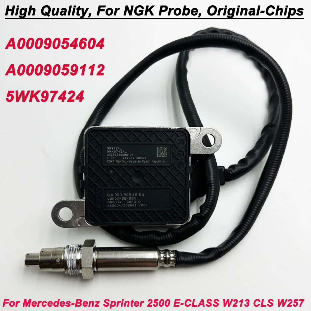OE A0009054604 5WK97424 High Quality for NGK Probe Nox Sensor A0009059112 For Mercedes-Benz Sprinter 2500 E-CLASS W213 CLS W257
OE A0009054604 5WK97424 High Quality for NGK Probe Nox Sensor A0009059112 For Mercedes-Benz Sprinter 2500 E-CLASS W213 CLS W257