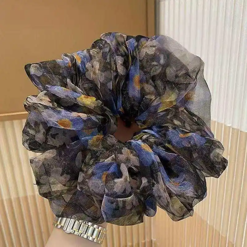 Floral Gauze Scrunchy 1PCS Spring Summer New for Women Elegant Fairy Bun Elastic Hair Tie Decor Durable Kit
Floral Gauze Scrunchy 1PCS Spring Summer New for Women Elegant Fairy Bun Elastic Hair Tie Decor Durable Kit