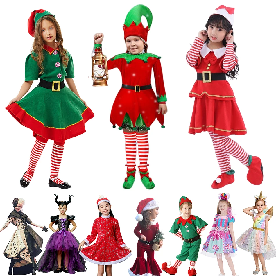 Baby Girls Boys Christmas Cospaly Costume Kids Santa Claus Candy Dresses With Hat Children New Year Clothes Xmas Party Gifts
Baby Girls Boys Christmas Cospaly Costume Kids Santa Claus Candy Dresses With Hat Children New Year Clothes Xmas Party Gifts