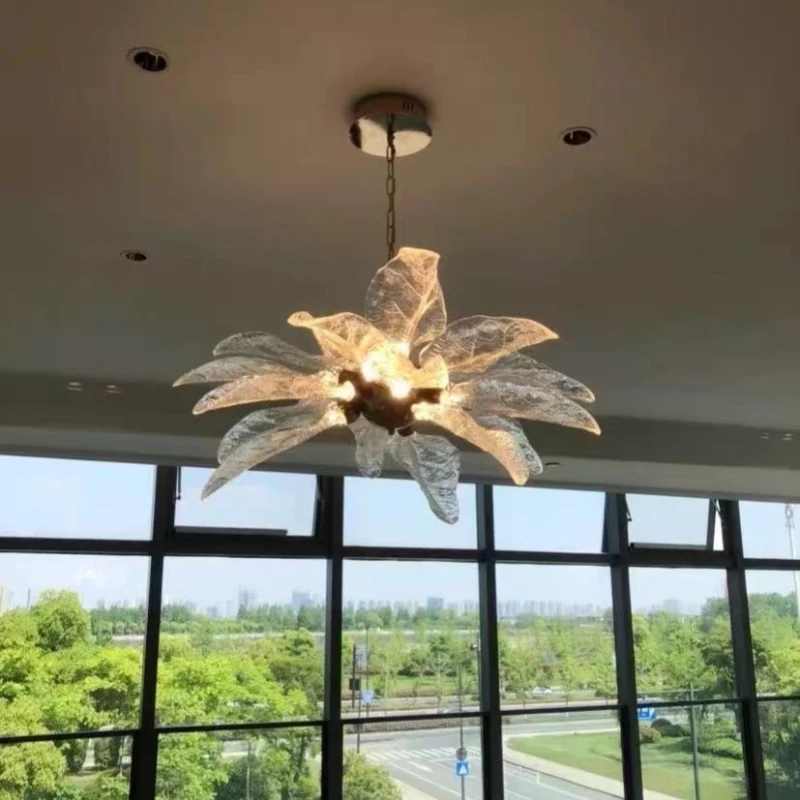 Post-modern Leaf Pendant Chandelier Above Dining Table Luxury Living Room French Resin Leaf Ceiling Pendant Lamp Kitchen Bedroom
Post-modern Leaf Pendant Chandelier Above Dining Table Luxury Living Room French Resin Leaf Ceiling Pendant Lamp Kitchen Bedroom