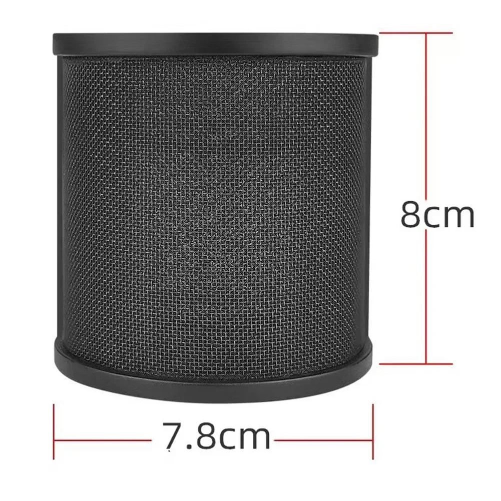 Universal Microphone Pop Filter Condenser Microphone PC Studio Recording Metal Windscreen For Mic Pop Screen Accessories
Universal Microphone Pop Filter Condenser Microphone PC Studio Recording Metal Windscreen For Mic Pop Screen Accessories