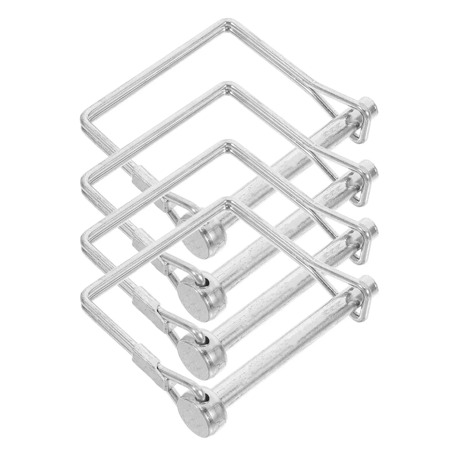 4pcs Safety High-Strength Carbon Steel Trailer Hitch Pins Square Retainer Pin Lock Clip Easy Install Coupler Lock
4pcs Safety High-Strength Carbon Steel Trailer Hitch Pins Square Retainer Pin Lock Clip Easy Install Coupler Lock