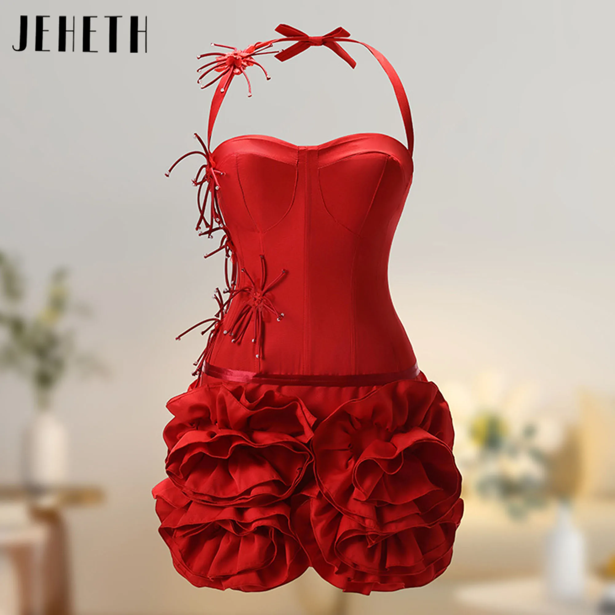 Сексуальное короткое красное платье для выпускного вечера без рукавов с цветочным принтом, элегантные коктейльные платья, женские роскошные облегающие платья на бедрах для вечеринки
Сексуальное короткое красное платье для выпускного вечера без рукавов с цветочным принтом, элегантные коктейльные платья, женские роскошные облегающие платья на бедрах для вечеринки