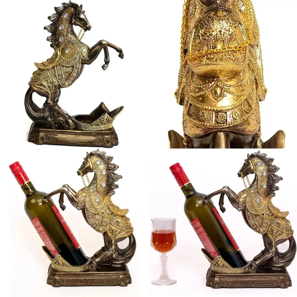 Элегантная фигурка лошади, держатель для бутылки вина - декоративная винная полка для дома и кухни, идеальный подарок для любителей вина
Элегантная фигурка лошади, держатель для бутылки вина - декоративная винная полка для дома и кухни, идеальный подарок для любителей вина