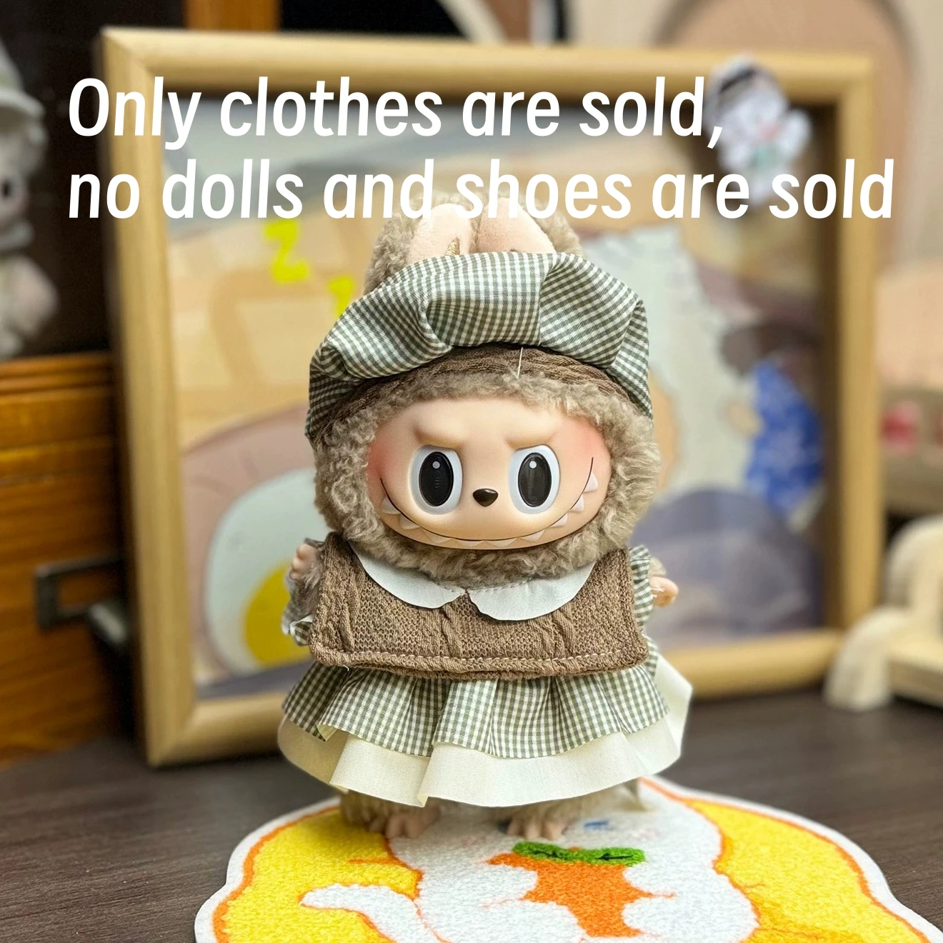 Подарки на день рождения, плюшевая кукольная одежда, аксессуары для одежды для Labubu 15-17 см, кукольная одежда, юбка, рождественские подарки
Подарки на день рождения, плюшевая кукольная одежда, аксессуары для одежды для Labubu 15-17 см, кукольная одежда, юбка, рождественские подарки