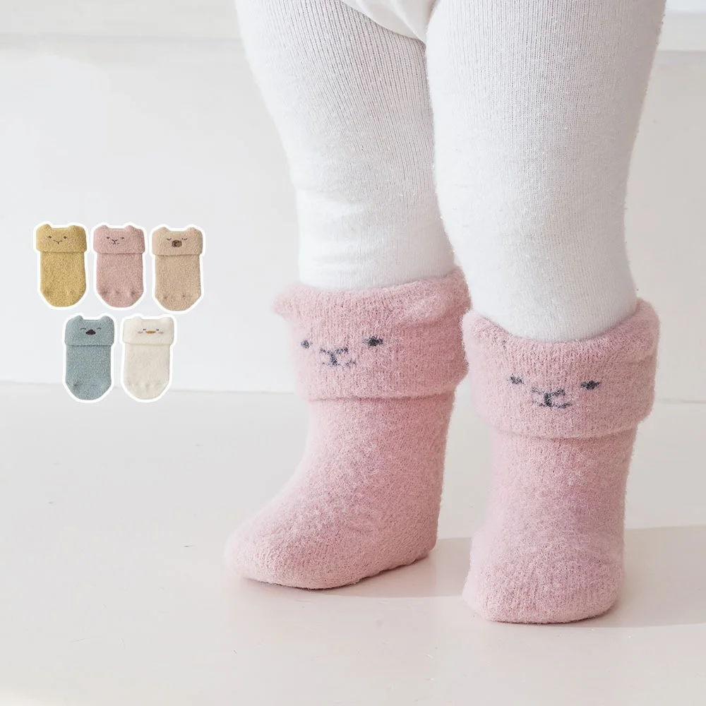 Baby Anti Slip Floor Socks Autumn Winter Newborn Plush Warm Thick Socks Infant Girls Boys Indoor Cute Cartoon Toddler Sock 0-3Y
Baby Anti Slip Floor Socks Autumn Winter Newborn Plush Warm Thick Socks Infant Girls Boys Indoor Cute Cartoon Toddler Sock 0-3Y