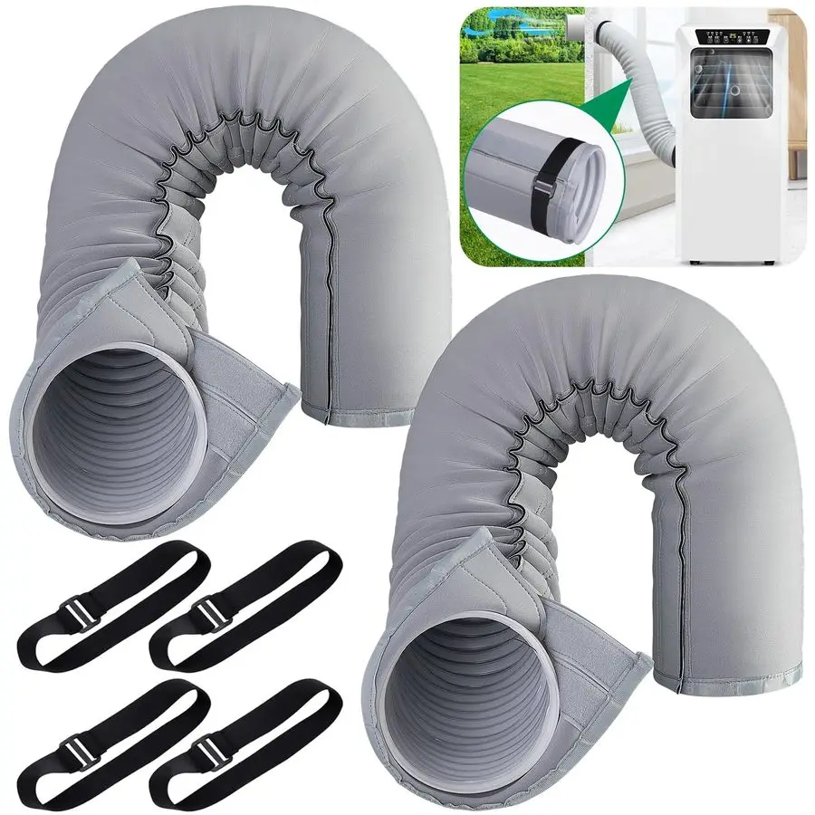 Изоляционный чехол для портативного кондиционера, обмотка для шланга кондиционера, подходит для выхлопного шланга диаметром 5,9 дюйма (5 ампер), простая установка.
Изоляционный чехол для портативного кондиционера, обмотка для шланга кондиционера, подходит для выхлопного шланга диаметром 5,9 дюйма (5 ампер), простая установка.