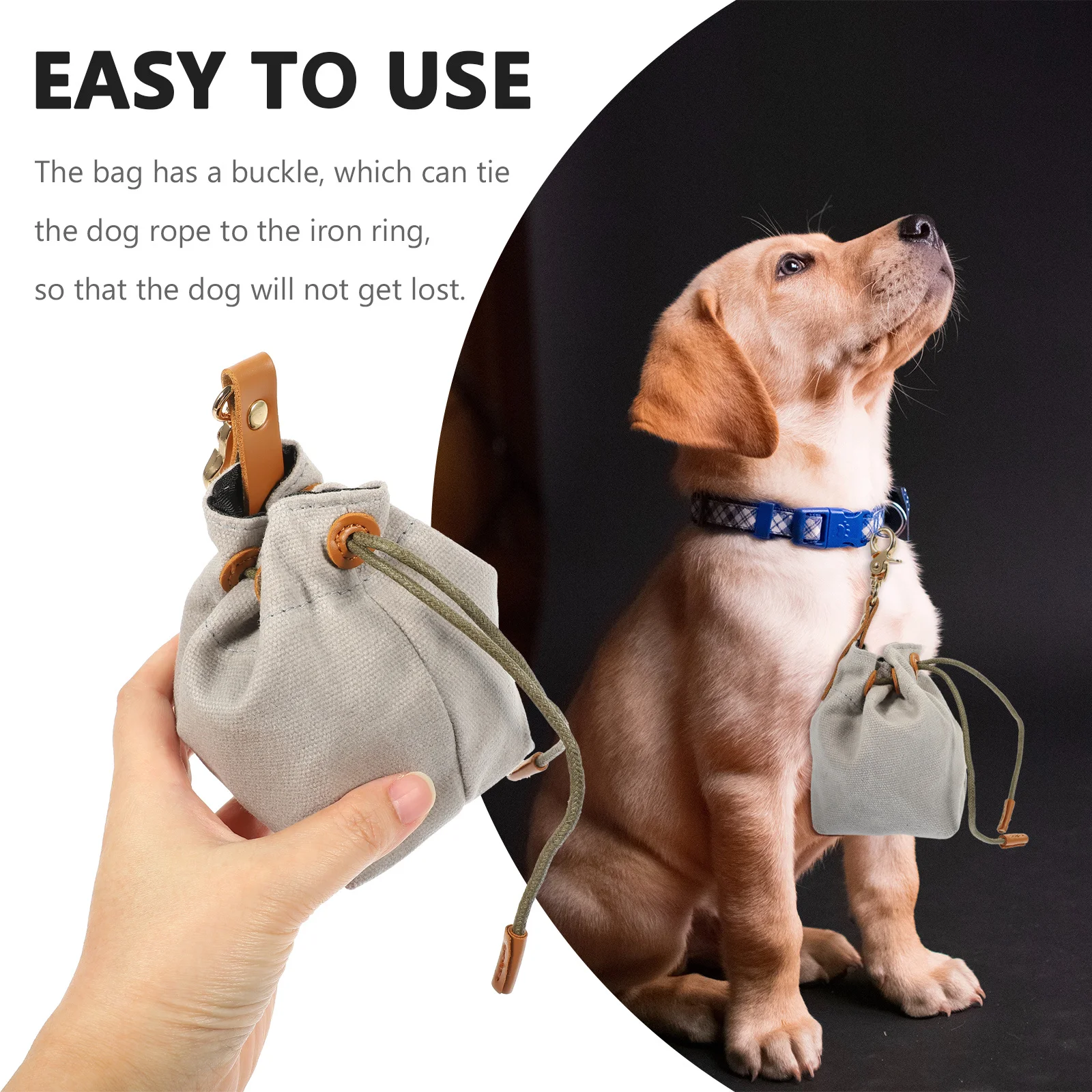 Durable Dog Snack Bag Portable Treat Pouch with Buckle Lightweight Compact Size Easy to Clean for Pet Waste Bags and Snacks
Durable Dog Snack Bag Portable Treat Pouch with Buckle Lightweight Compact Size Easy to Clean for Pet Waste Bags and Snacks
