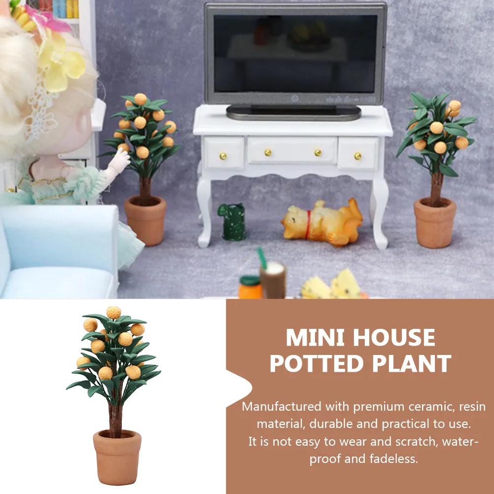 Miniature Kumquat Tree Mini Potted Plant Ceramic Resin Small Lightweight Portable Mini House Supplies Dollhouse Garden
Miniature Kumquat Tree Mini Potted Plant Ceramic Resin Small Lightweight Portable Mini House Supplies Dollhouse Garden