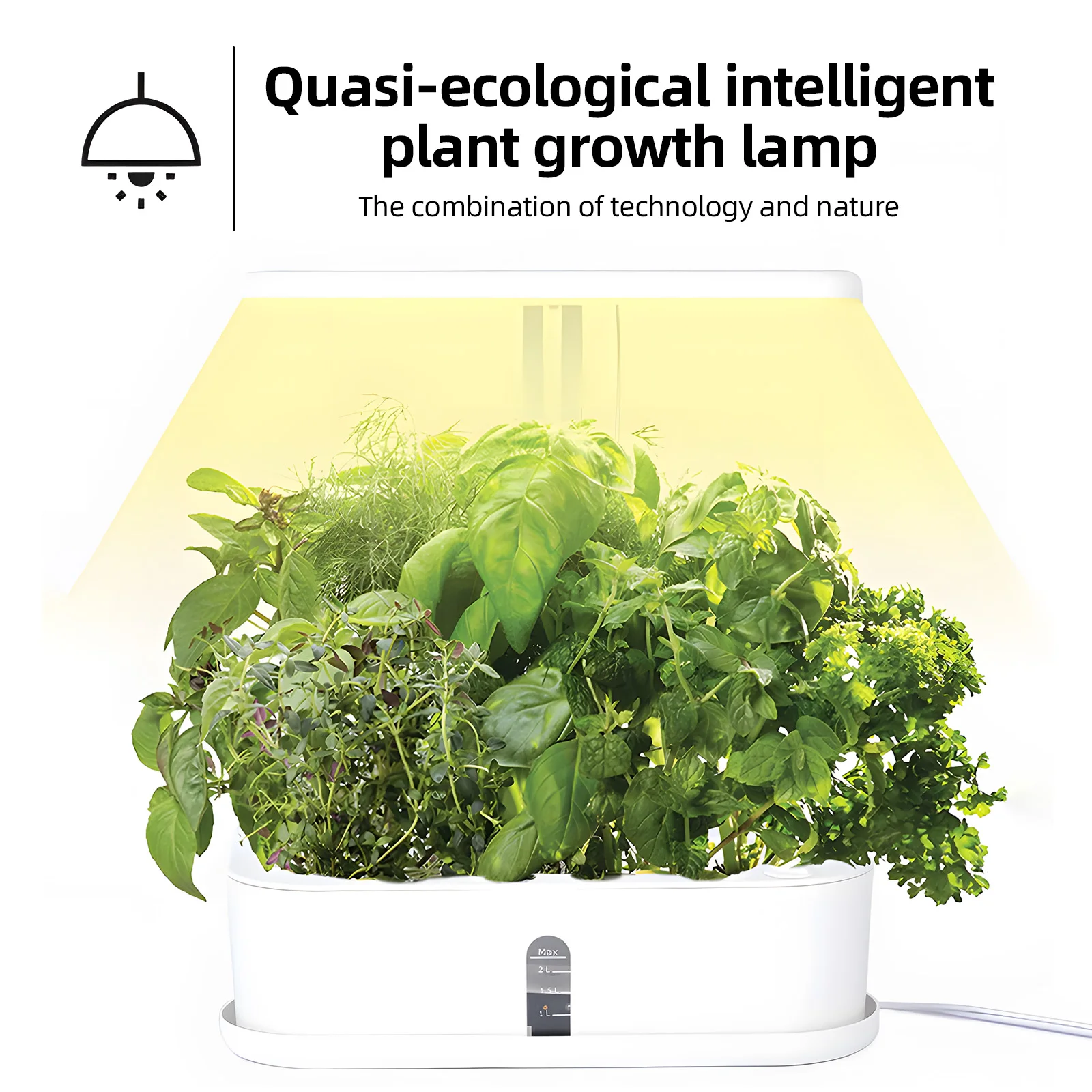 Indoor Garden Hydroponics Growing System Full Spectrum 2.5L Water Tank 10 Pods Plant Germination Kit Height Adjustable
Indoor Garden Hydroponics Growing System Full Spectrum 2.5L Water Tank 10 Pods Plant Germination Kit Height Adjustable