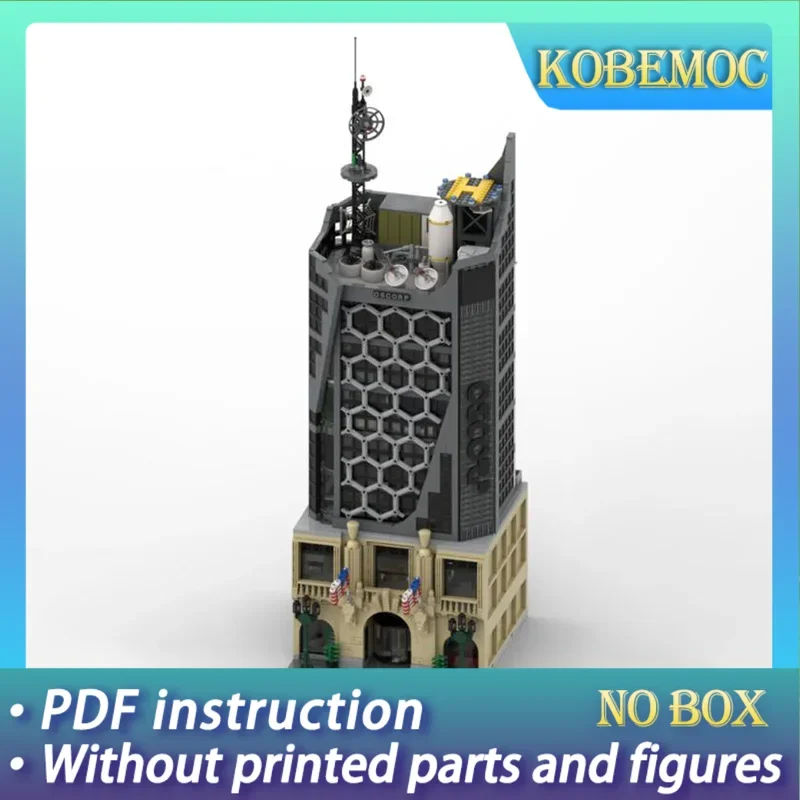 Фильм паука MOC, строительный блок, модель башни Oscorp, технические кирпичи, сделай сам, сборка, модульная архитектура, игрушка с видом на улицу для подарка
Фильм паука MOC, строительный блок, модель башни Oscorp, технические кирпичи, сделай сам, сборка, модульная архитектура, игрушка с видом на улицу для подарка