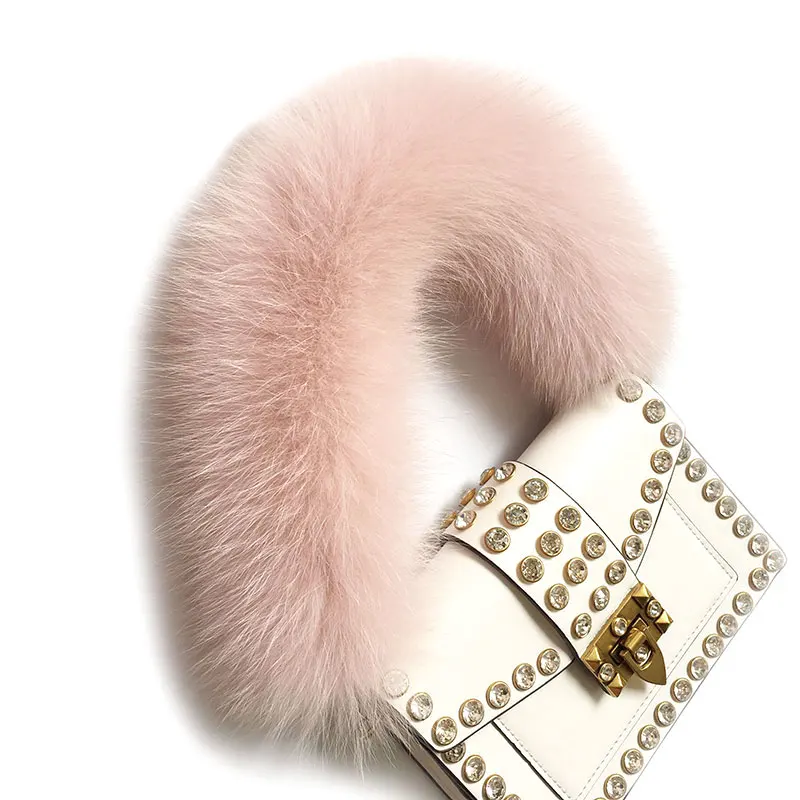 55cm Replacement Bag Strap Genuine Real Fox Fur Handbag Shoulder Straps Handle For Women Purse Belts Winter Accessories R25
55cm Replacement Bag Strap Genuine Real Fox Fur Handbag Shoulder Straps Handle For Women Purse Belts Winter Accessories R25
