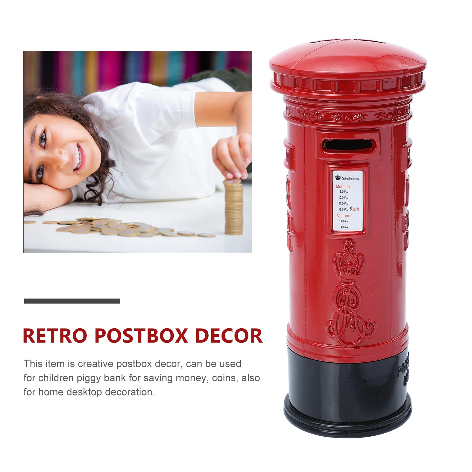 1pc Wrought Iron Decor Creative Piggy Bank Vintage Style Desktop Decoration for Home Use Unique Mailbox Storage Box
1pc Wrought Iron Decor Creative Piggy Bank Vintage Style Desktop Decoration for Home Use Unique Mailbox Storage Box