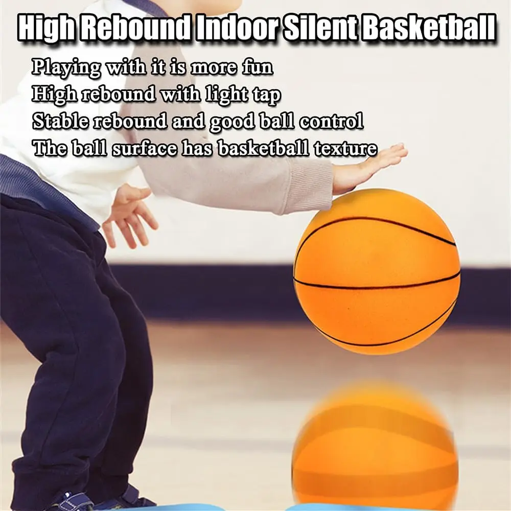 Silent Safe Foam Basketball, Indoor Noiseless Bounce, Soft & Hand-Friendly, Kids' Home Sports Toy Line Silent Ball - Ball No. 5
Silent Safe Foam Basketball, Indoor Noiseless Bounce, Soft & Hand-Friendly, Kids' Home Sports Toy Line Silent Ball - Ball No. 5