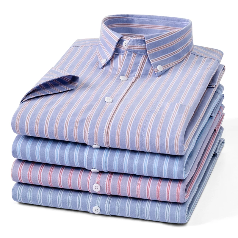 Men's short-sleeved shirt made of Oxford fabric, of high quality, suitable for summer, simple and versatile, trendy design.
Men's short-sleeved shirt made of Oxford fabric, of high quality, suitable for summer, simple and versatile, trendy design.