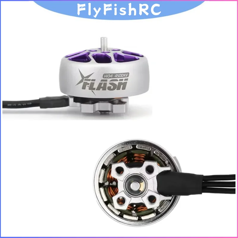 FlyFishRC Flash 1404 4500KV Бесщеточный двигатель 2 ~ 4S Вал 2 мм для RC FPV Racing Drone Quadcopter
FlyFishRC Flash 1404 4500KV Бесщеточный двигатель 2 ~ 4S Вал 2 мм для RC FPV Racing Drone Quadcopter