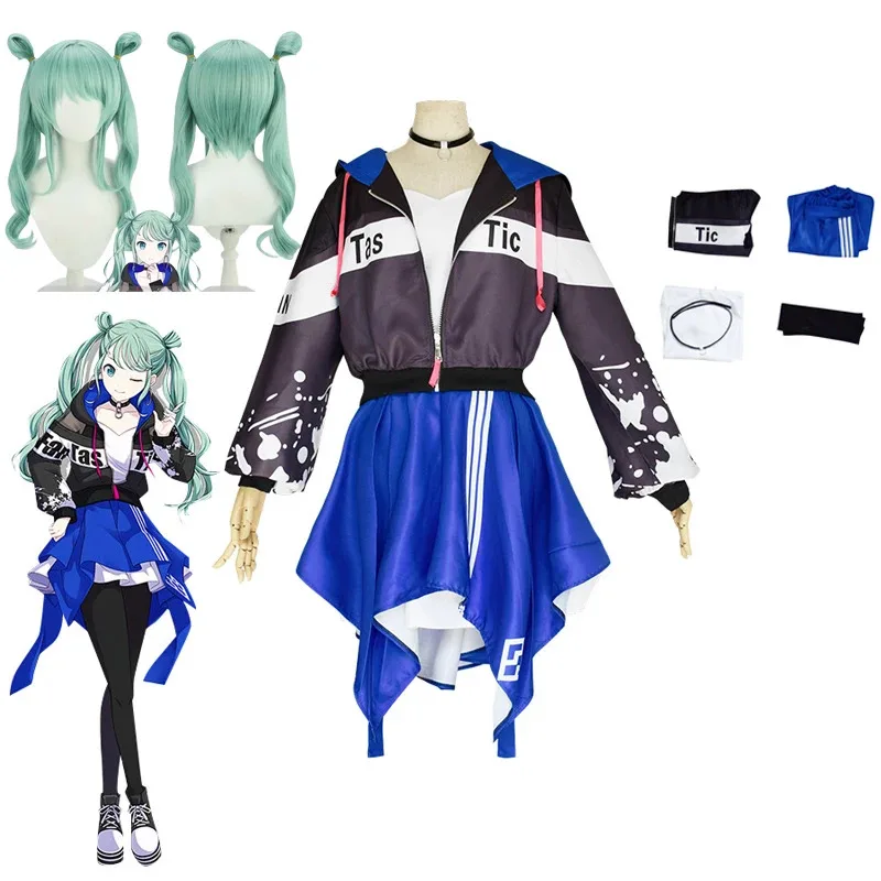 Project Sekai Colorful Stage Feat Vivid Bad Squad Miku Outfits Project Diva Cosplay Woman Sportswear Skirt Halloween Party Wig
Project Sekai Colorful Stage Feat Vivid Bad Squad Miku Outfits Project Diva Cosplay Woman Sportswear Skirt Halloween Party Wig