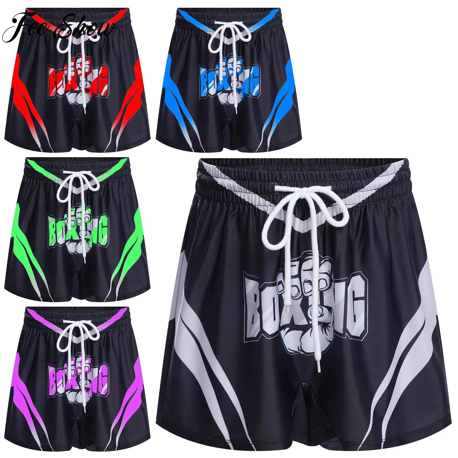 Muay Thai Fight Kickboxing Shorts Boys Breathable Fitness Bottoms Drawstring Stretchy Shorts MMA Pants Gym Training Sportswear
Muay Thai Fight Kickboxing Shorts Boys Breathable Fitness Bottoms Drawstring Stretchy Shorts MMA Pants Gym Training Sportswear