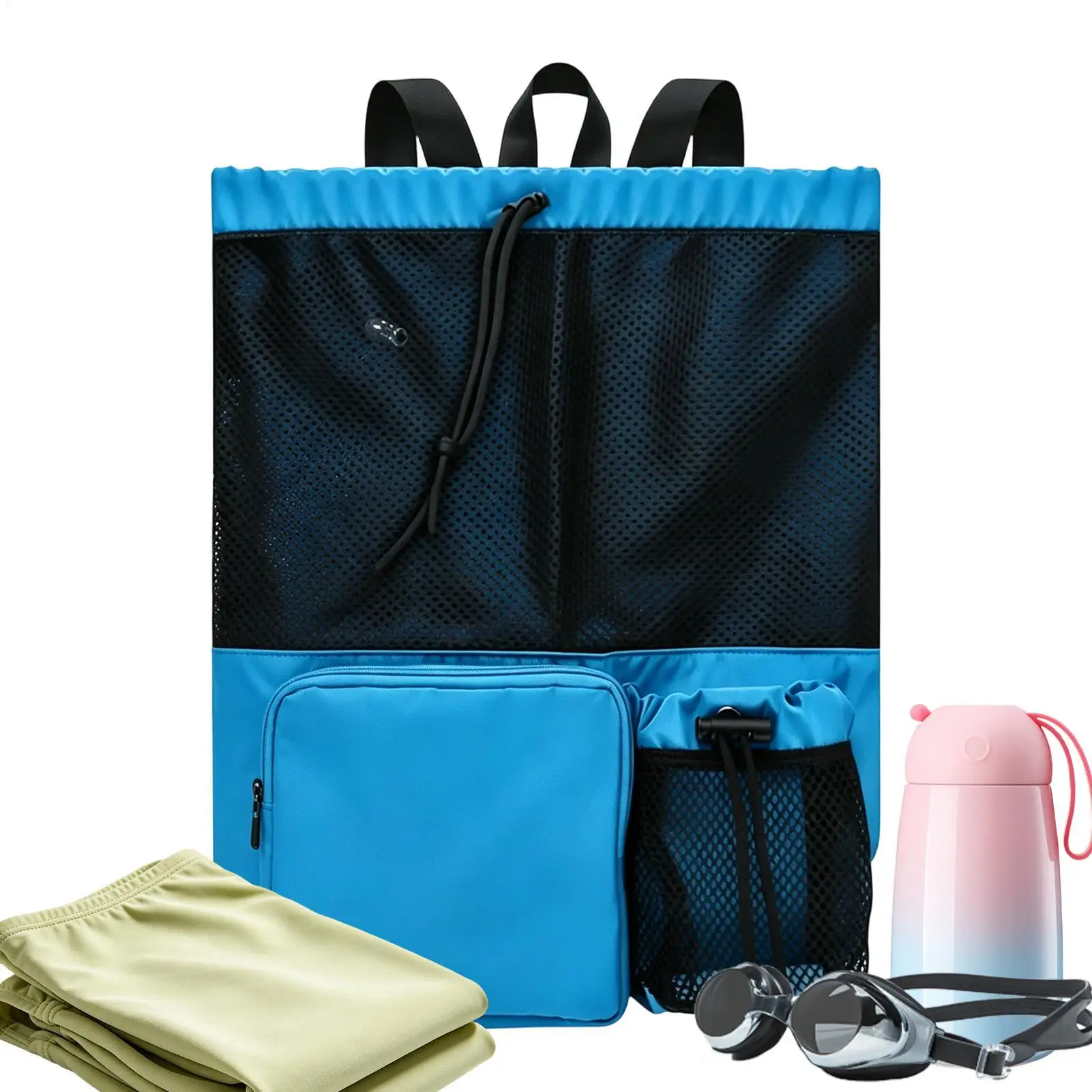 Gym Backpack Waterproof Portable Swimming Large Gear Mesh Swim Bag For Swimming Fitness Exercise Gym Playground Outdoor Outside
Gym Backpack Waterproof Portable Swimming Large Gear Mesh Swim Bag For Swimming Fitness Exercise Gym Playground Outdoor Outside