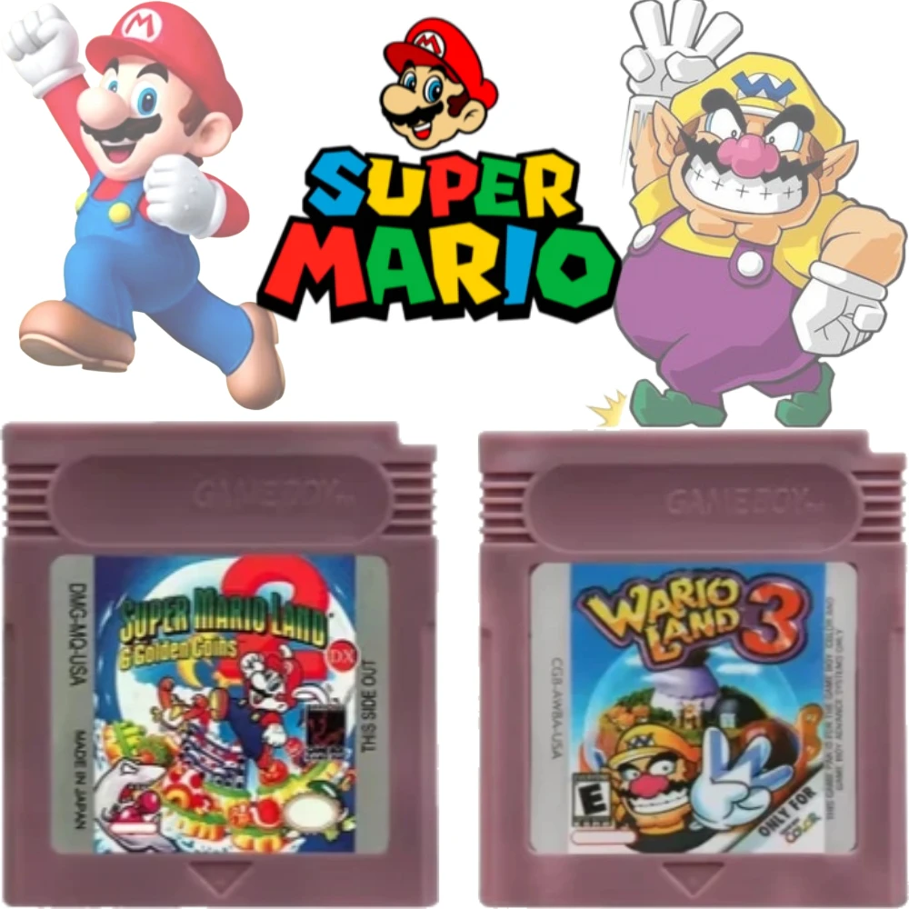 Mario GBC 16 Bit Game Video Game Cartridge Console16 Bit Game Card Wario Land Donkey Kong Wario Land 2 Yoshi for GBC/GBA Mario
Mario GBC 16 Bit Game Video Game Cartridge Console16 Bit Game Card Wario Land Donkey Kong Wario Land 2 Yoshi for GBC/GBA Mario