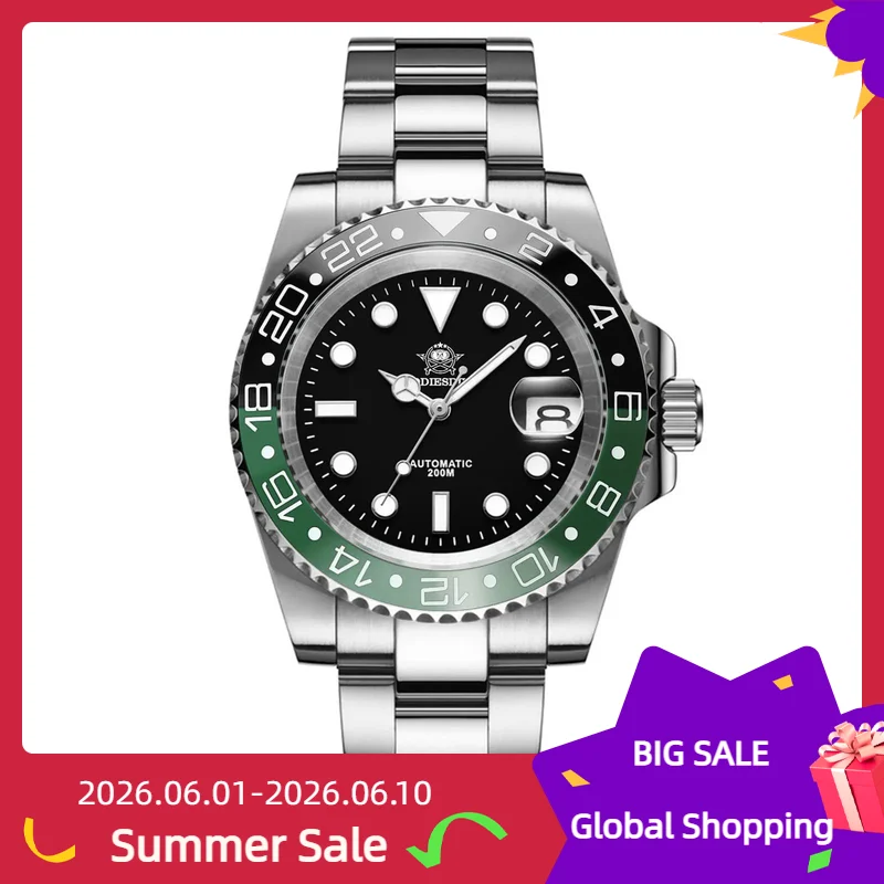 ADDIESDIVE AD2503 reloj hombre Men's Automatic Mechanical Watch Stainless Steel Japan 8215 Sapphire BGW9 Super Luminous Watches
ADDIESDIVE AD2503 reloj hombre Men's Automatic Mechanical Watch Stainless Steel Japan 8215 Sapphire BGW9 Super Luminous Watches
