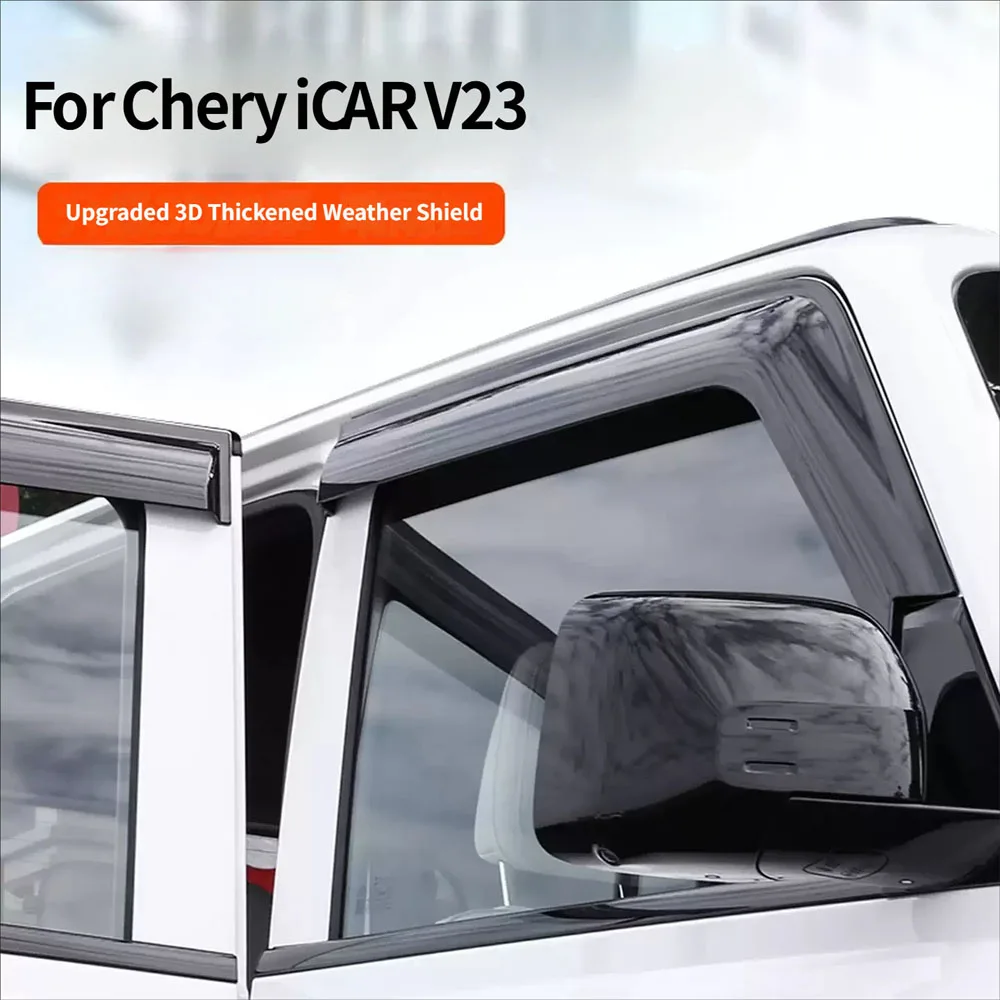 For Chery iCAR V23 Car Side Windows Deflectors Rain Cover Weather Side Window Shield
For Chery iCAR V23 Car Side Windows Deflectors Rain Cover Weather Side Window Shield