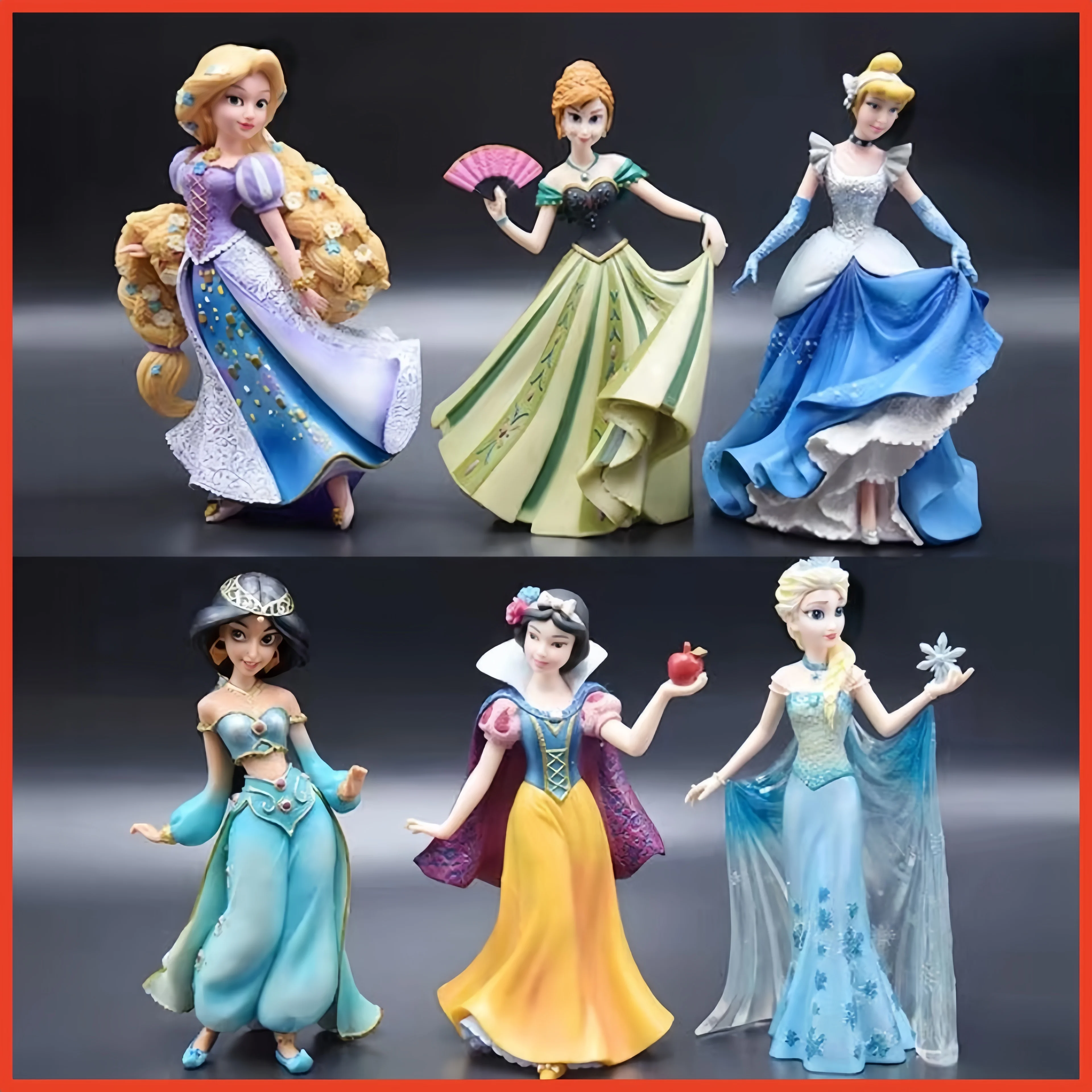 Disney Princess Figure Elsa Anna Snow White Rapunzel Cinderella Jasmine 20cm Resin Anime Model Decoration For Adult Collection
Disney Princess Figure Elsa Anna Snow White Rapunzel Cinderella Jasmine 20cm Resin Anime Model Decoration For Adult Collection