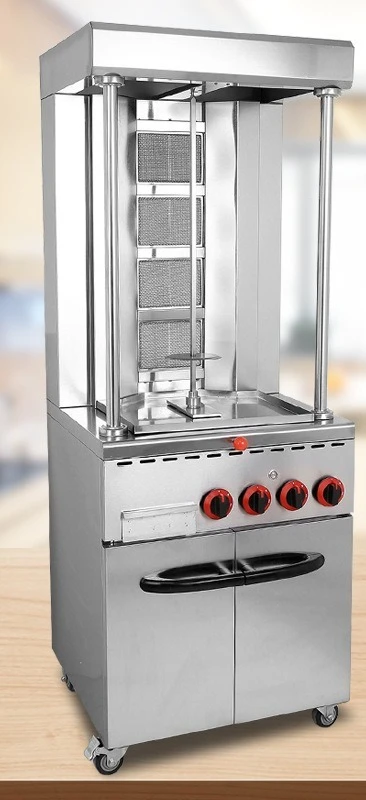 with cabinet electric heating, gas single head double head, Middle East Turkish barbecue machine
with cabinet electric heating, gas single head double head, Middle East Turkish barbecue machine