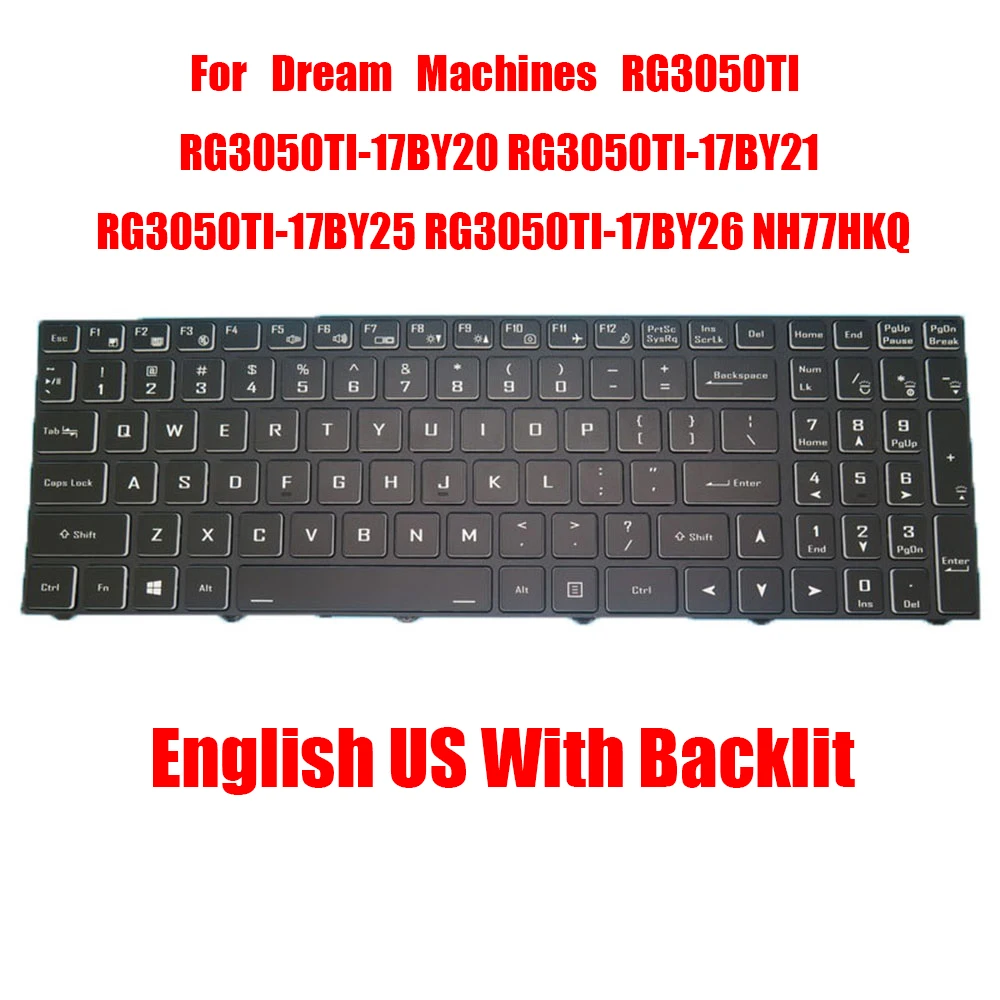 Черная клавиатура для Dream Machines RG3050TI RG3050TI-17EU20 RG3050TI-17EU21 RG3050TI-17EU25 RG3050TI-17EU26 NH77HKQ английский, США
Черная клавиатура для Dream Machines RG3050TI RG3050TI-17EU20 RG3050TI-17EU21 RG3050TI-17EU25 RG3050TI-17EU26 NH77HKQ английский, США