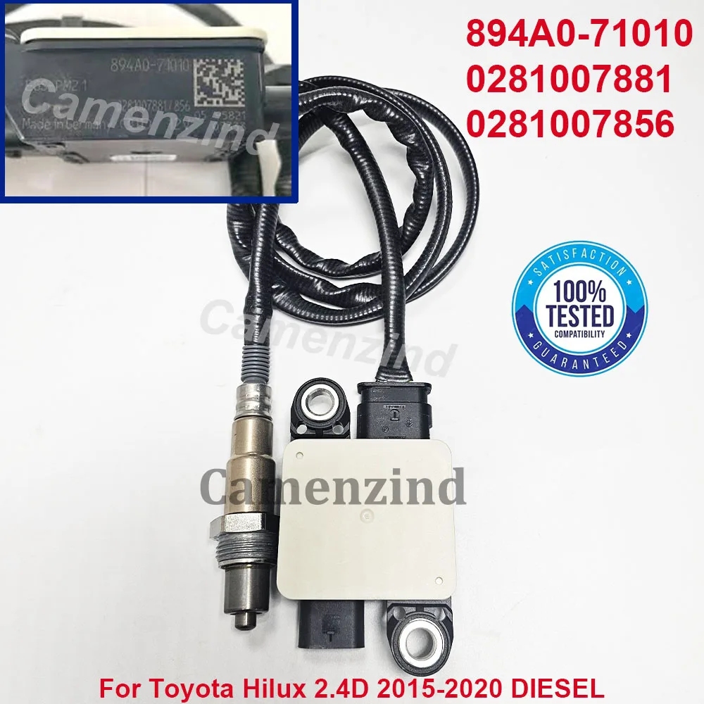 894A0-71010 0281007881 894A071010 0281007856 New Exhaust Particulate Matter PM Sensor For Toyota Hilux 2.4D 2015-2020 Diesel
894A0-71010 0281007881 894A071010 0281007856 New Exhaust Particulate Matter PM Sensor For Toyota Hilux 2.4D 2015-2020 Diesel