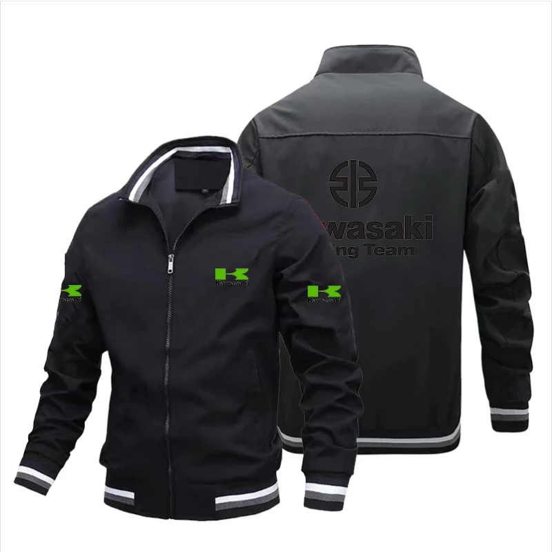 High end Kawasaki premium men's zipper jacket, spring and autumn fashion casual outdoor sports jacket top
High end Kawasaki premium men's zipper jacket, spring and autumn fashion casual outdoor sports jacket top
