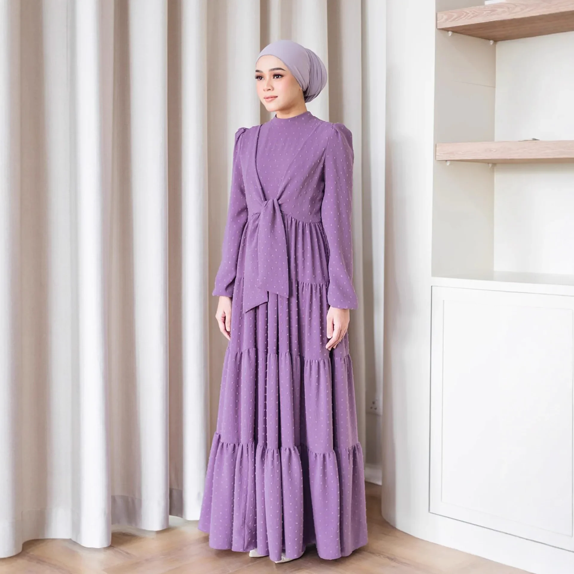 Fashion Polka Dot Abaya Dubai Kaftan Women Muslim Dress Ruffles Turkey Caftan Marocain Femme Robe Islam Jalabiya Gown Ramadan
Fashion Polka Dot Abaya Dubai Kaftan Women Muslim Dress Ruffles Turkey Caftan Marocain Femme Robe Islam Jalabiya Gown Ramadan