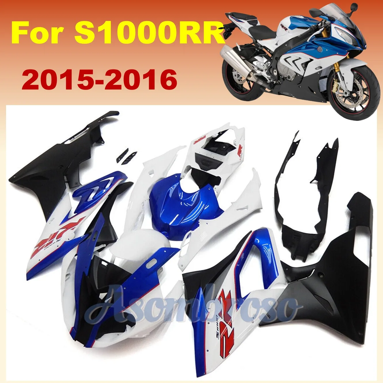 Motorbike for S1000RR 2015 2016 S1000 RR 15 16 High Strength Plastic Fender Fairing Kits
Motorbike for S1000RR 2015 2016 S1000 RR 15 16 High Strength Plastic Fender Fairing Kits
