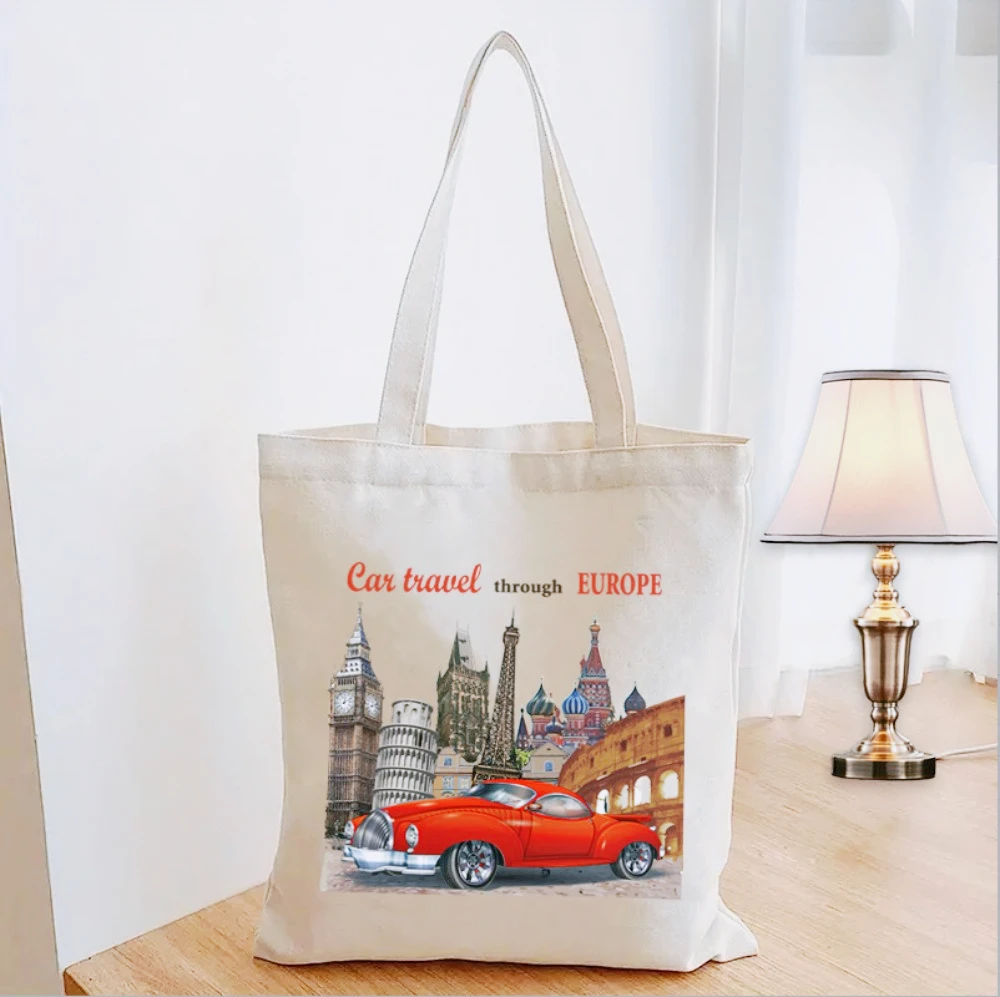 American Retro Summer-themed Travel Canvas Bag Eco Shoulder Bag Folding Bag Handbag Shopping Bag Commuter School Daily Use
American Retro Summer-themed Travel Canvas Bag Eco Shoulder Bag Folding Bag Handbag Shopping Bag Commuter School Daily Use