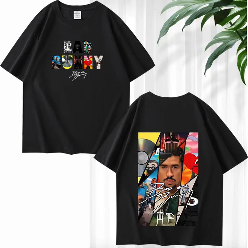 Rapper Bad Bunny Oversized graphics T Shirt 2025 men women 100% Cotton fashion streetwear short sleeve Summer print Unisex tops
Rapper Bad Bunny Oversized graphics T Shirt 2025 men women 100% Cotton fashion streetwear short sleeve Summer print Unisex tops