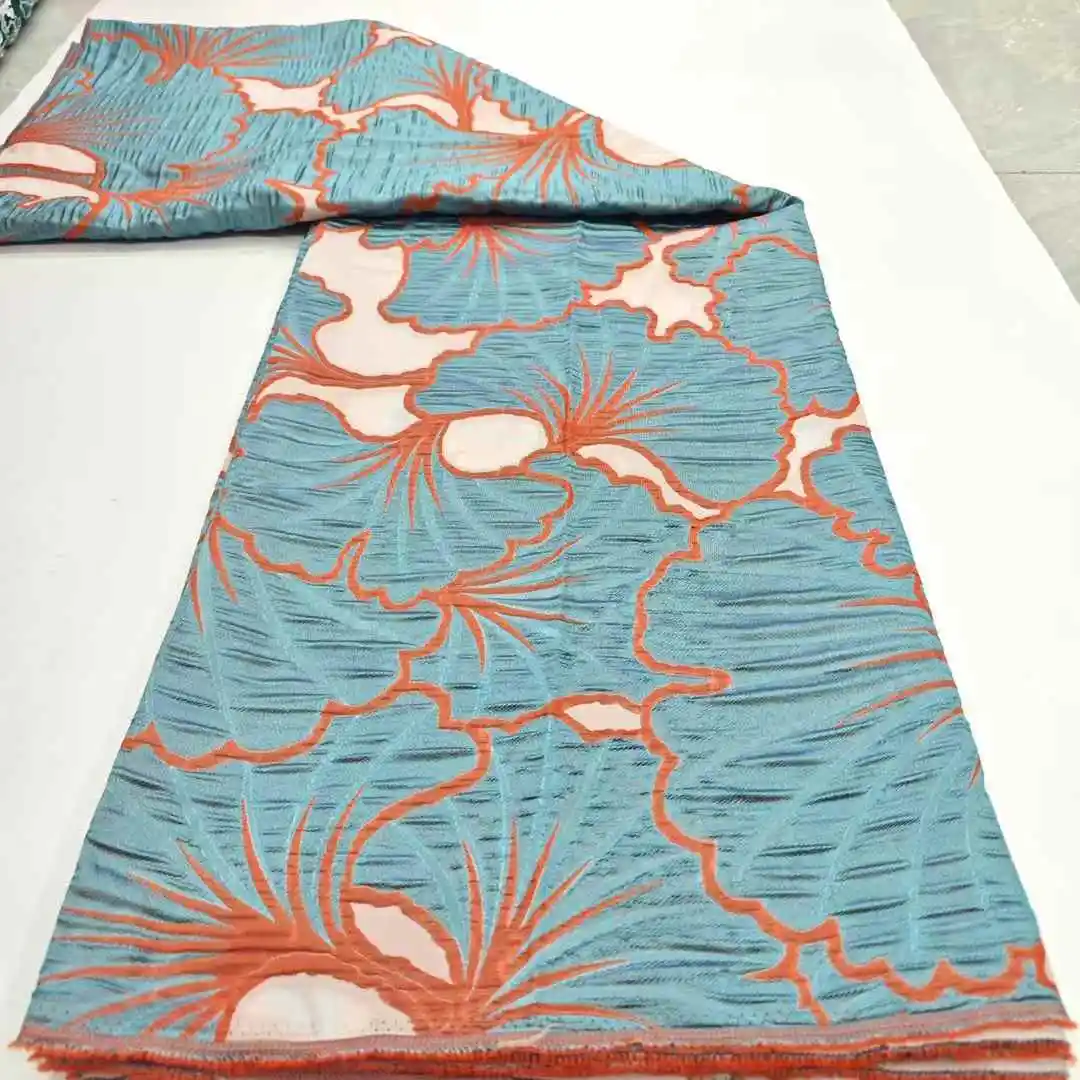 2025 5 Yards High Quality Nigerian Flower Floral Damask Tissu Fabrics For Wedding Gold African Brocade Jacquard Lace Fabric
2025 5 Yards High Quality Nigerian Flower Floral Damask Tissu Fabrics For Wedding Gold African Brocade Jacquard Lace Fabric