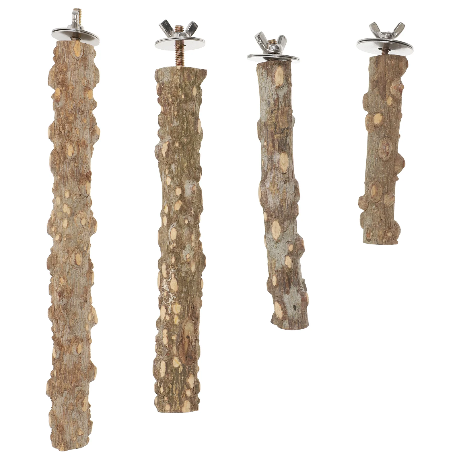 4 PCS Parrot Toy Bird Perches Toys for Cockatiels Stand Cage Stands Budgie Accessories Wooden
4 PCS Parrot Toy Bird Perches Toys for Cockatiels Stand Cage Stands Budgie Accessories Wooden