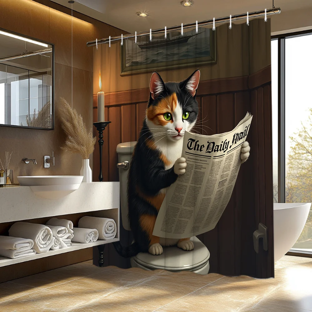 Unique Waterproof Newspaper Print Shower Curtain Bathroom Decor Novelty Daily Mail Pop Art Style Curtain Liner Modern Accessorie
Unique Waterproof Newspaper Print Shower Curtain Bathroom Decor Novelty Daily Mail Pop Art Style Curtain Liner Modern Accessorie