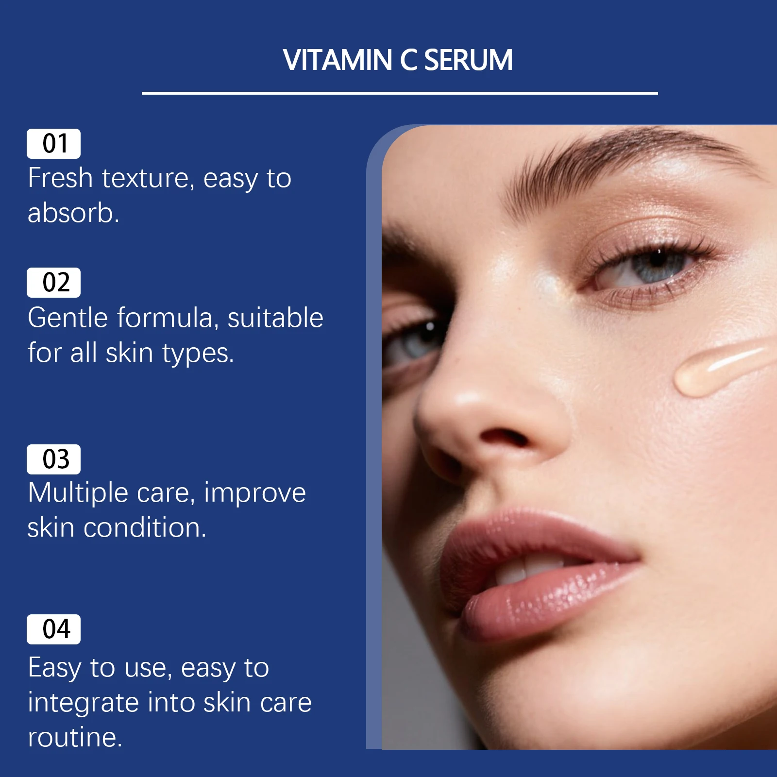 Vitamin C Serum for Face Brightening Niacinamide Hyaluronic Acid Dark Spot Remover Glowing Skin Moisturize Anti Wrinkles Essence
Vitamin C Serum for Face Brightening Niacinamide Hyaluronic Acid Dark Spot Remover Glowing Skin Moisturize Anti Wrinkles Essence