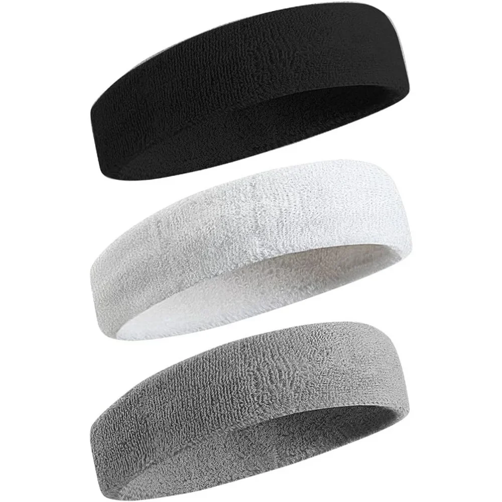 Sweatbands Sports Headband for Men & Women - Moisture Wicking Athletic Cotton Terry Cloth Sweatband for Tennis, Basketball, Running, Gym, Working Out
Sweatbands Sports Headband for Men & Women - Moisture Wicking Athletic Cotton Terry Cloth Sweatband for Tennis, Basketball, Running, Gym, Working Out