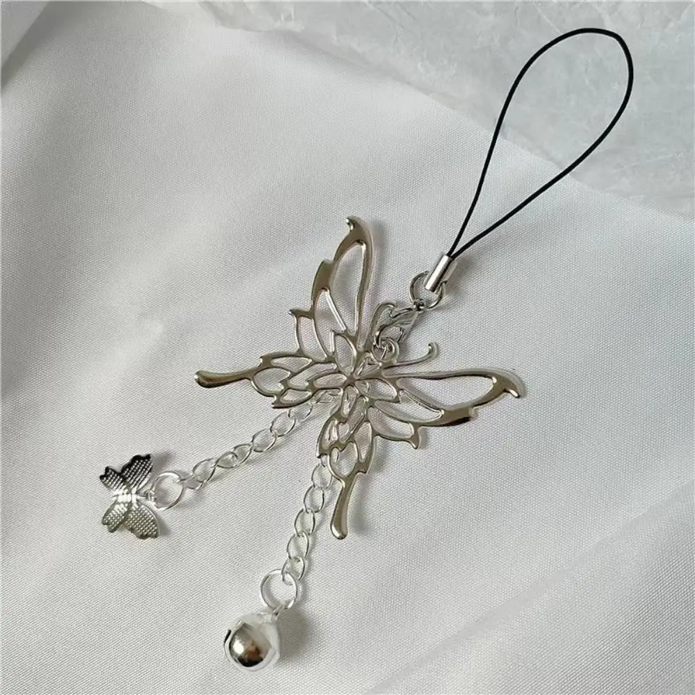 Butterfly Silver Butterfly Phone Chain Bell Key Cord Mobile Phone Pendant Sweet Cool Lanyard Mobile Keychain Lanyard
Butterfly Silver Butterfly Phone Chain Bell Key Cord Mobile Phone Pendant Sweet Cool Lanyard Mobile Keychain Lanyard