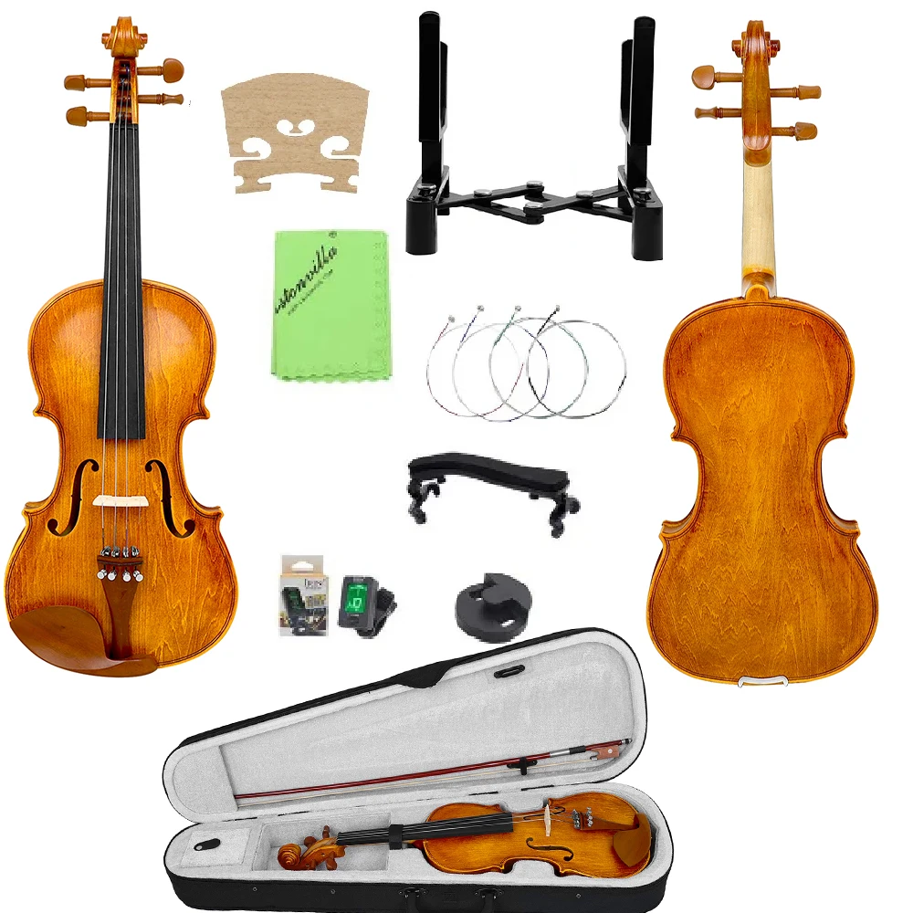 Astonvilla 4/4 скрипка натурального цвета, набор скрипок из цельного дерева с футляром, струнный инструмент, скрипка для начинающих
Astonvilla 4/4 скрипка натурального цвета, набор скрипок из цельного дерева с футляром, струнный инструмент, скрипка для начинающих