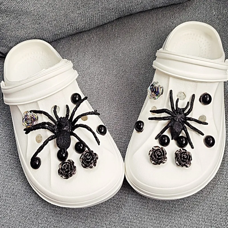 18PCS Dark Spider Rose Shoe Charms Detachable PVC Shoe Buckles DIY Decor Charms for Hole Clogs Unisex Daily Accessories
18PCS Dark Spider Rose Shoe Charms Detachable PVC Shoe Buckles DIY Decor Charms for Hole Clogs Unisex Daily Accessories
