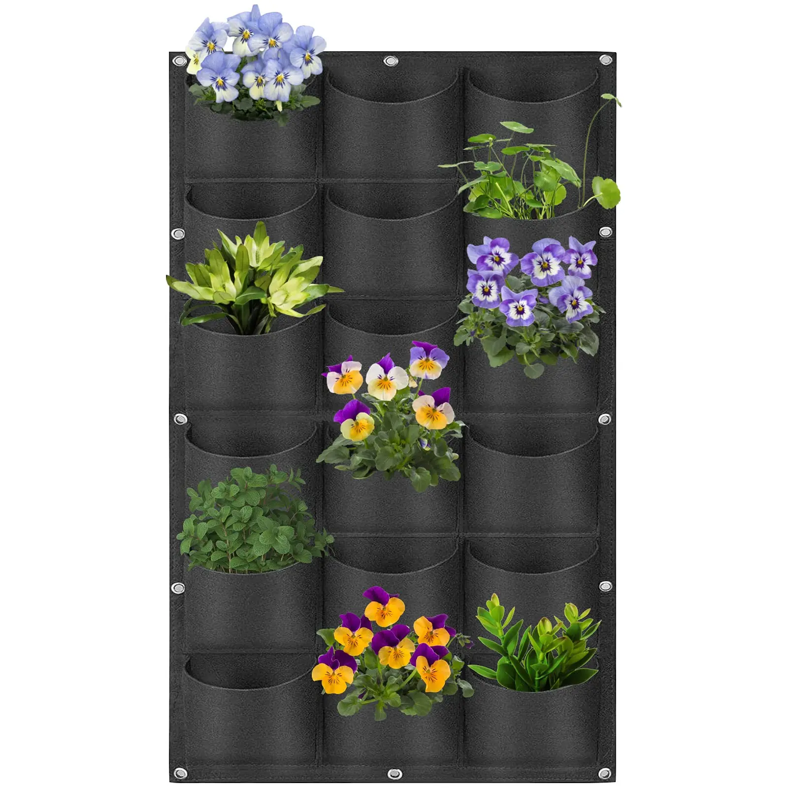 18 карманов подвесных сумок для растений, настенный фотоальбом для сада, улицы, дома, садоводства, Цветочный контейнер для выращивания
18 карманов подвесных сумок для растений, настенный фотоальбом для сада, улицы, дома, садоводства, Цветочный контейнер для выращивания